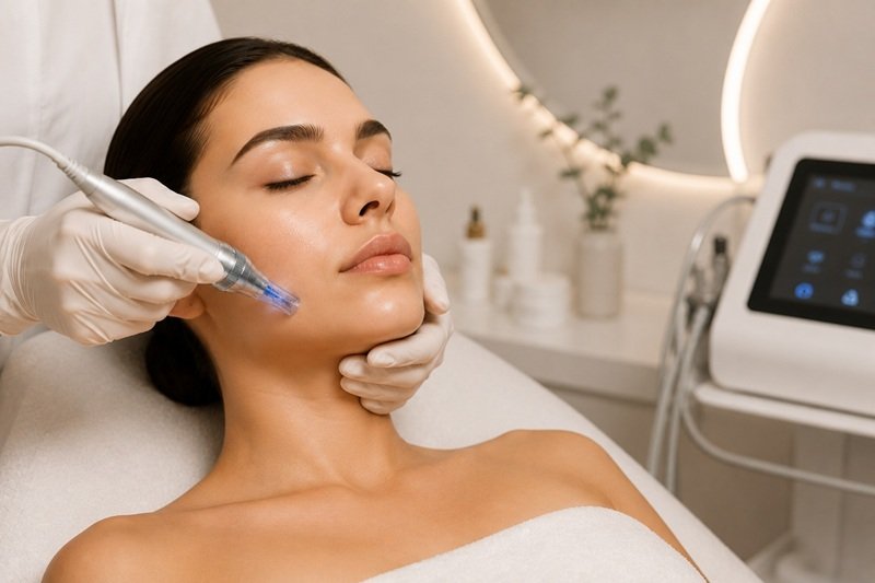 microneedling in film nagar